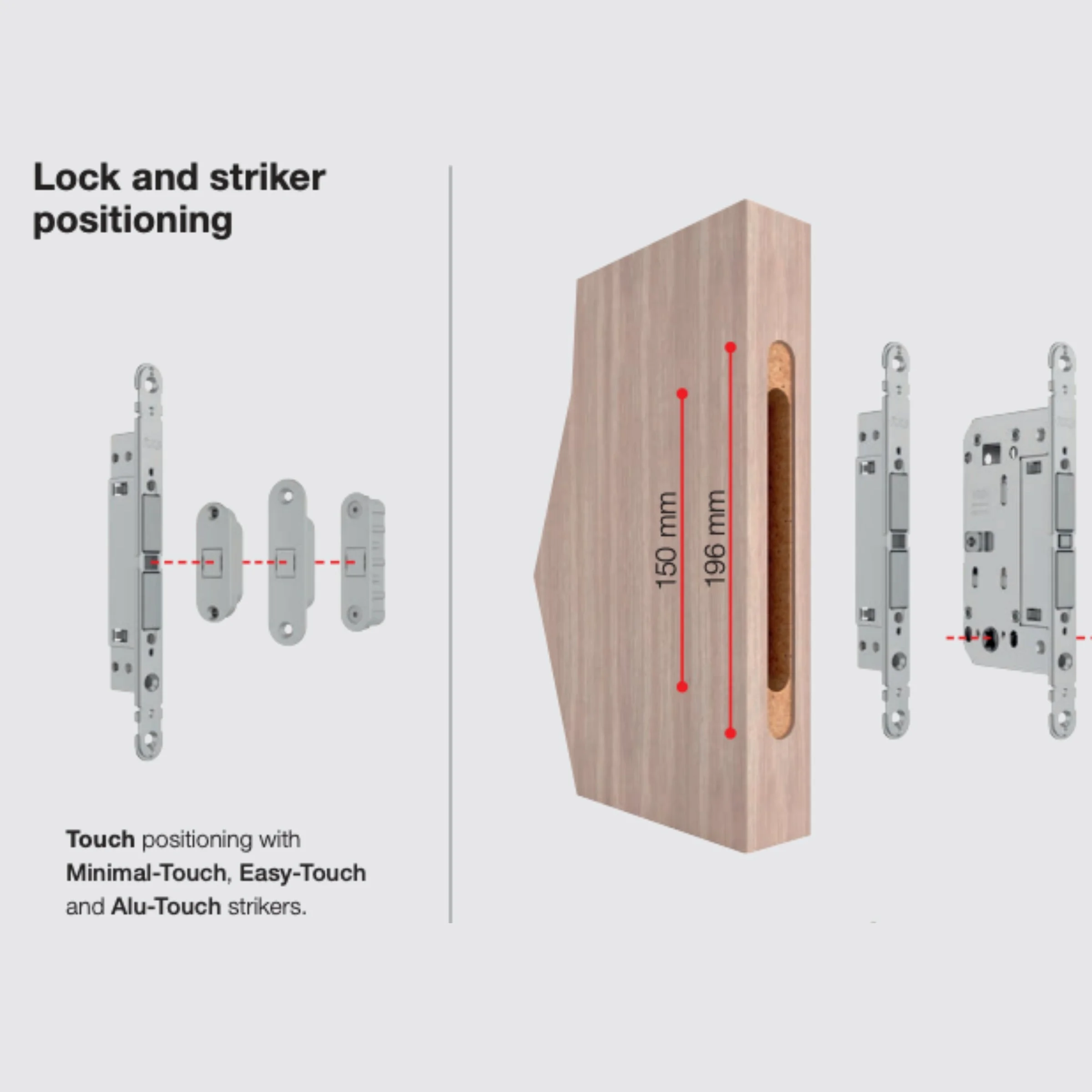 Magnetic Push Latch - Hinged Door Latch — Rocket Door Frames